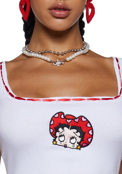 A Little Ditty Ribbon Trim Tee