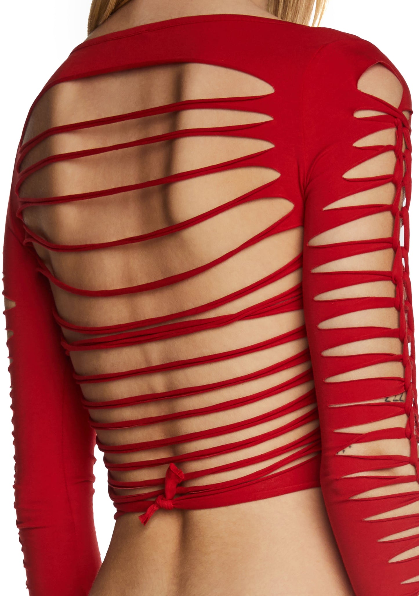 Alternative Spells Long Sleeve Top - Red