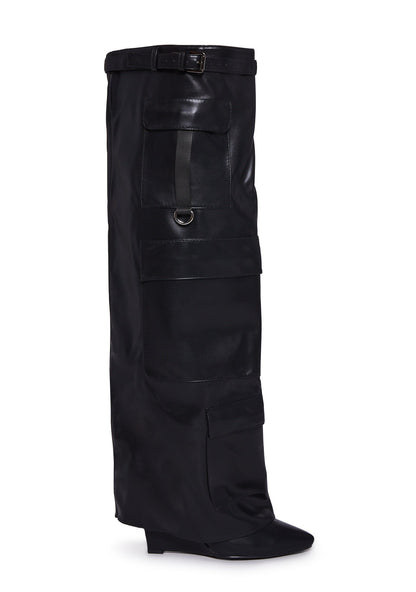 Alexia Belt Knee High Boots