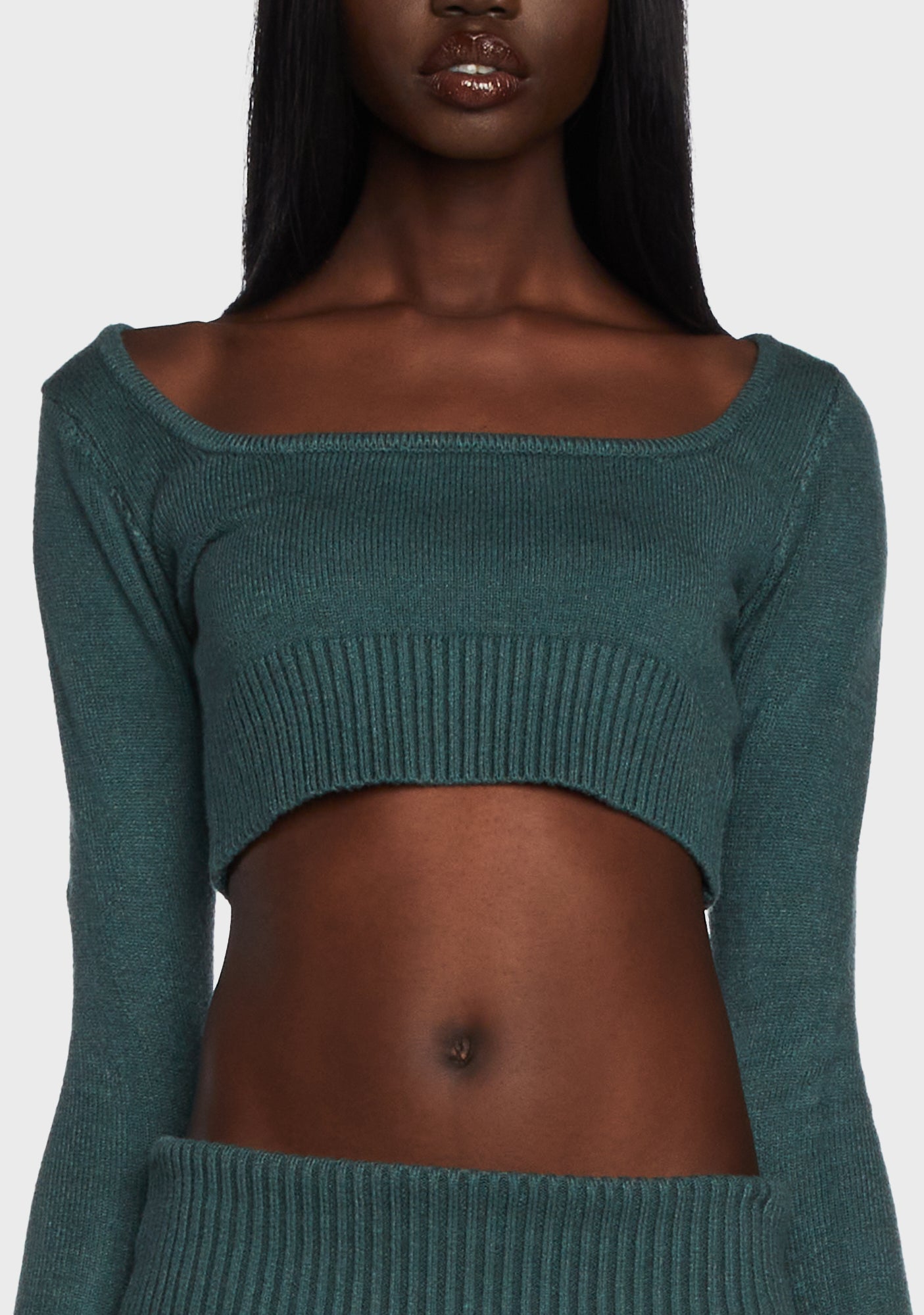 Allure Knitted Crop Top