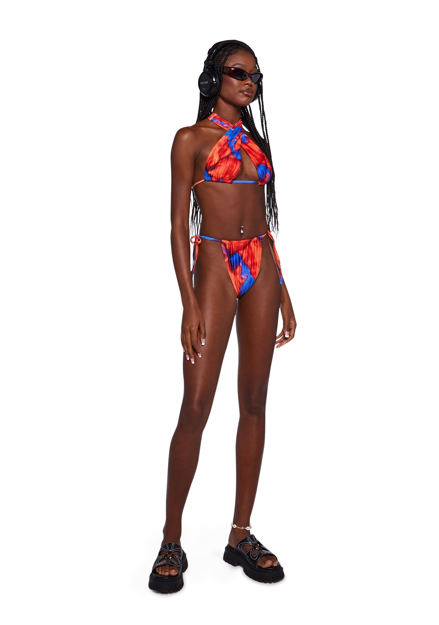 Abstract Print Bikini Bottom