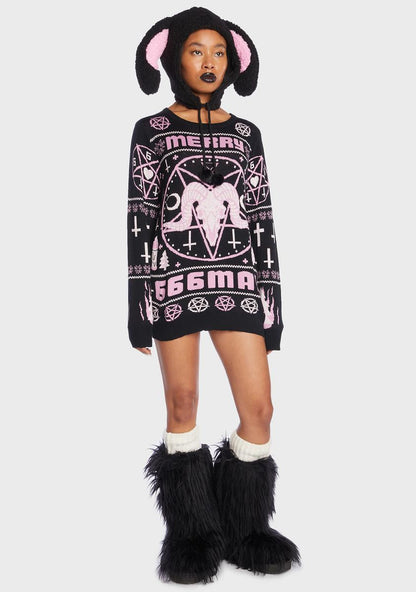 666mas Holiday Sweater