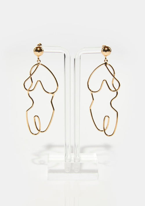 Abstract Body Earrings