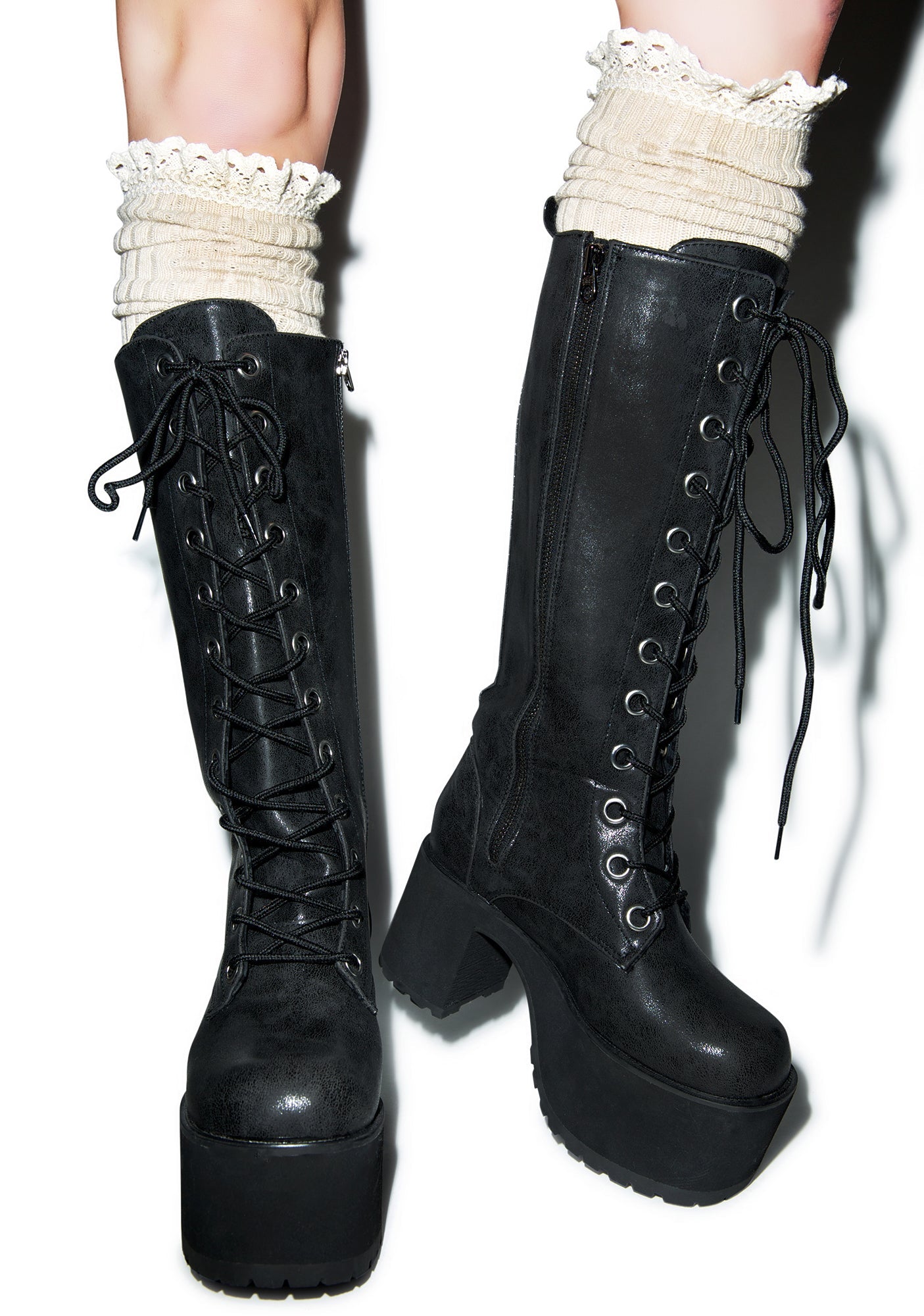 All About That Lace Knee High Socks