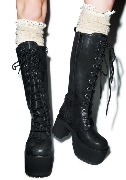 All About That Lace Knee High Socks