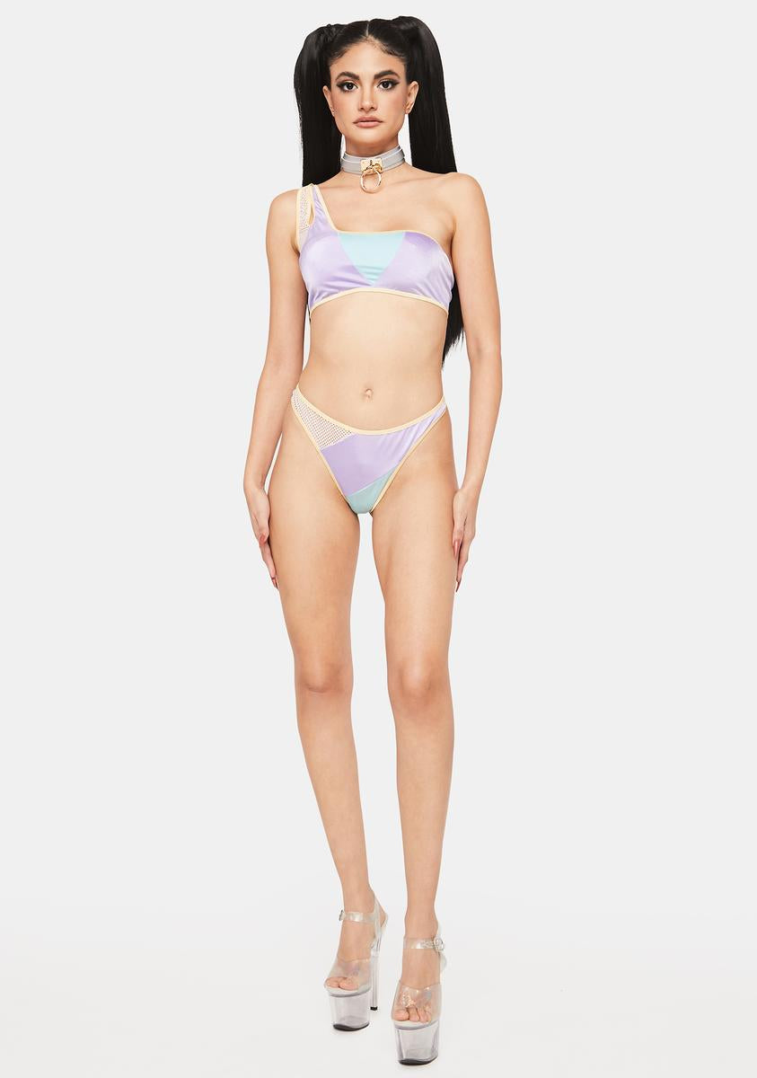 80's Baby Satin Lingerie Set