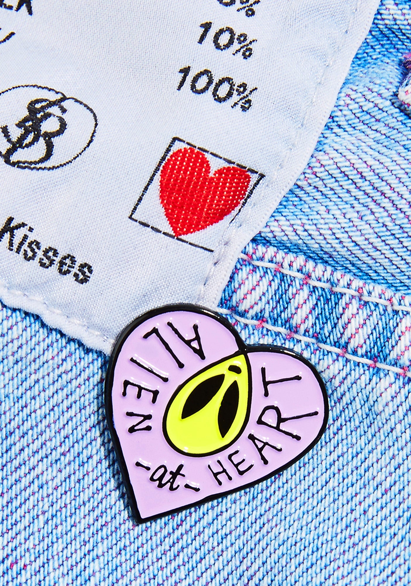 Alien At Heart Enamel Pin