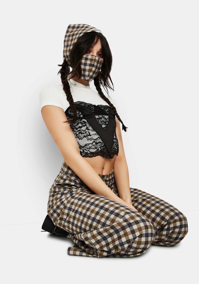 40's Check Bandana