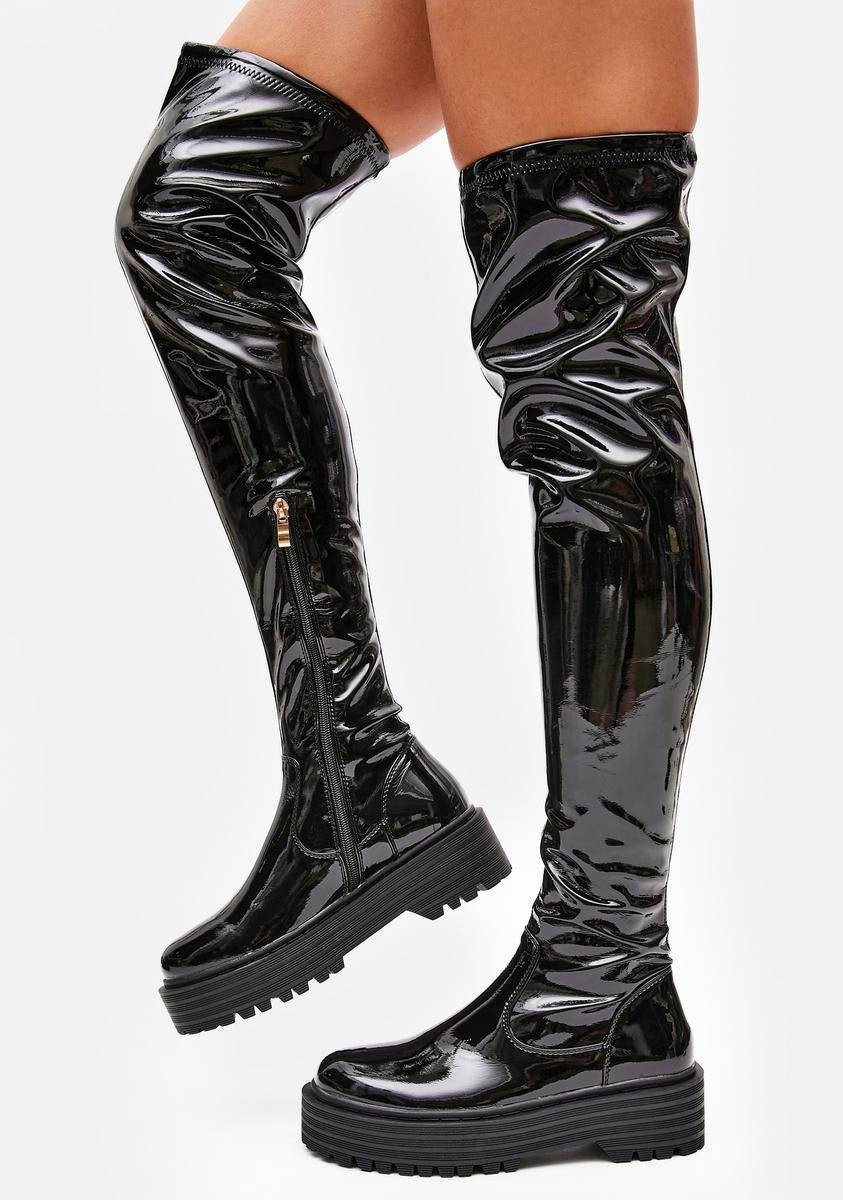 A Lil Somethin For U Flatform Boots