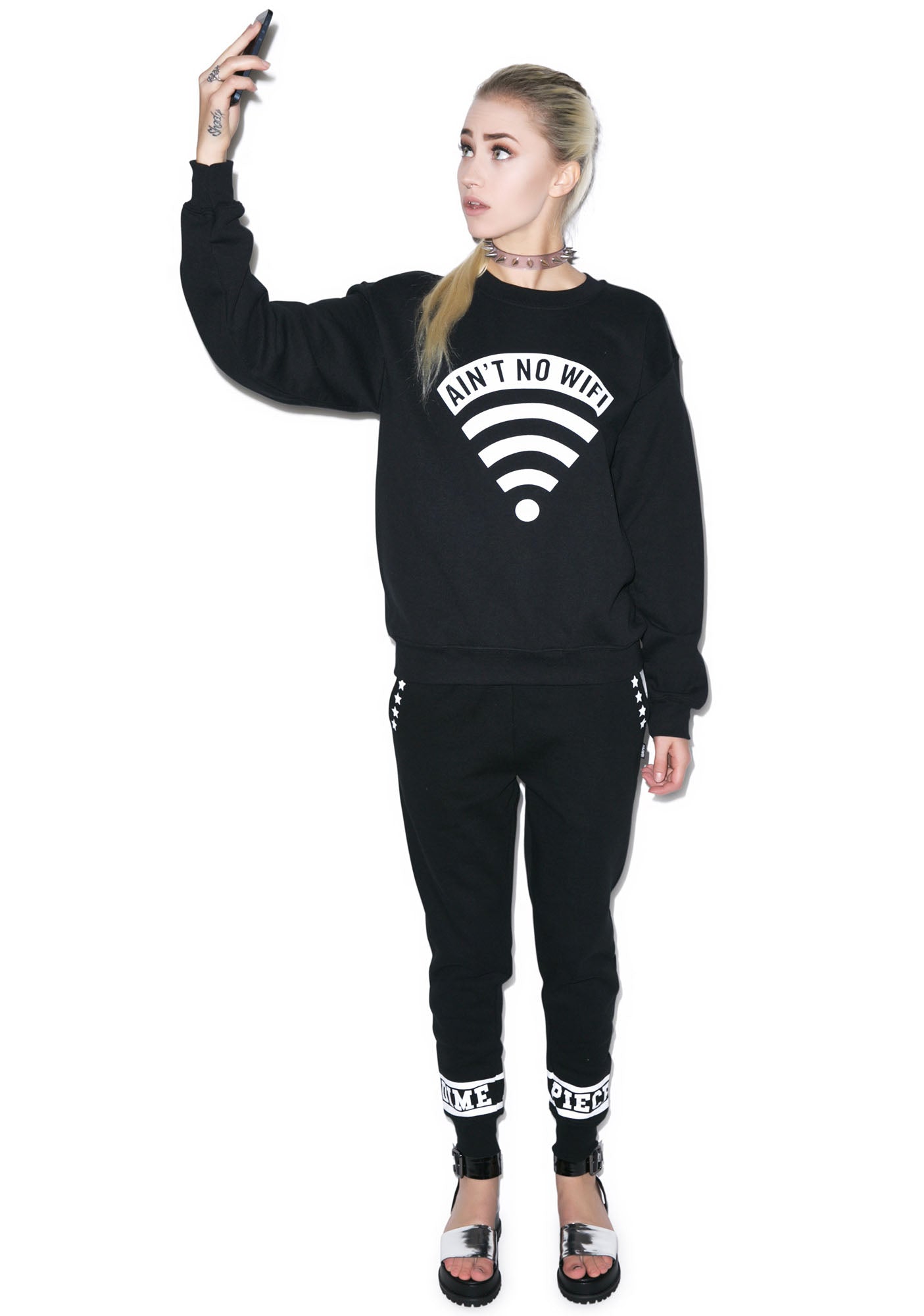 Aint No Wifi Crewneck